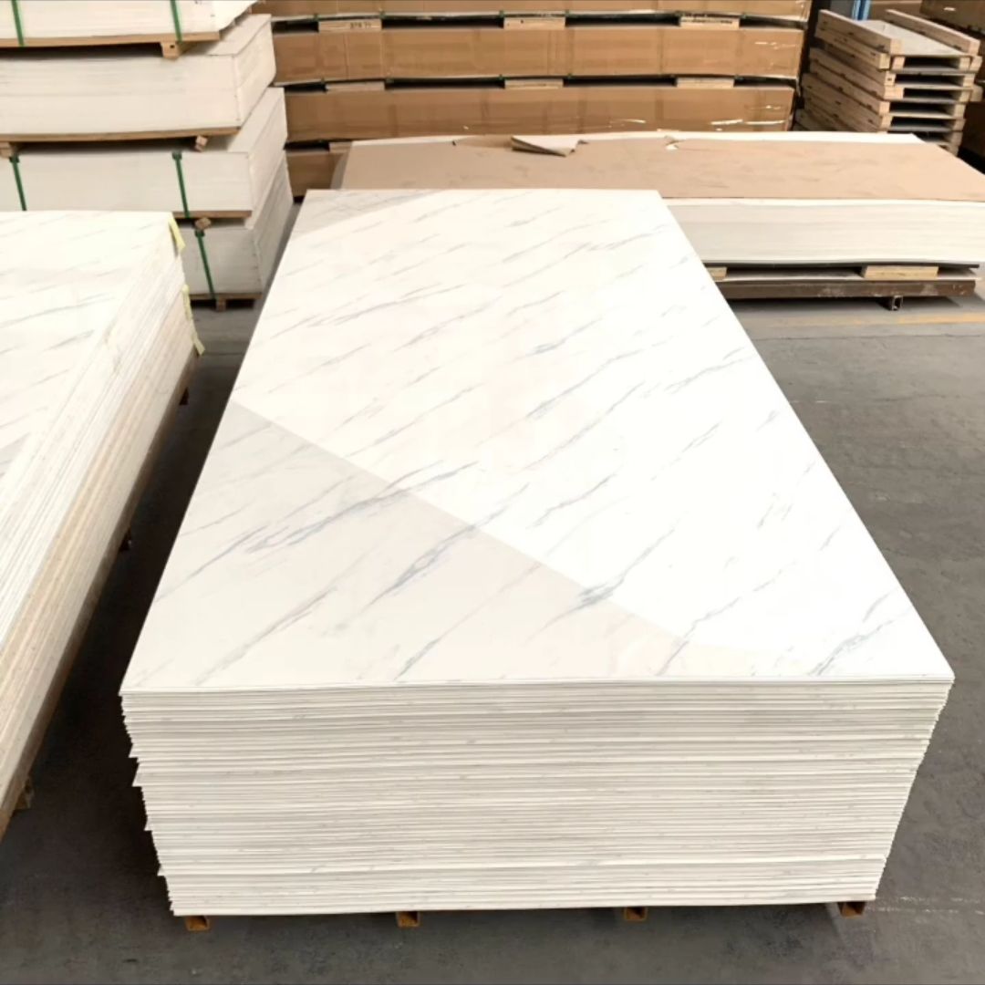 Excellent Quality 1220x2440mm Decorative Marble Plastic Sheet Uv Pvc Marble Sheet Manufacturer-Paidu Supplier