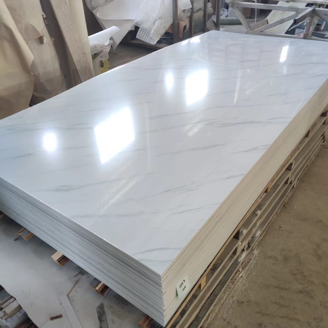 Custom 2mm 3mm 4mm cupboard decoration uv pvc marbled plastic sheets wall panel for sale Manufacturer-Paidu Supplier