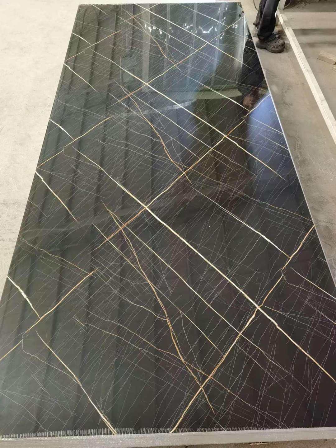 Excellent Quality 1220x2440mm Decorative Marble Plastic Sheet Uv Pvc Marble Sheet Manufacturer-Paidu Supplier
