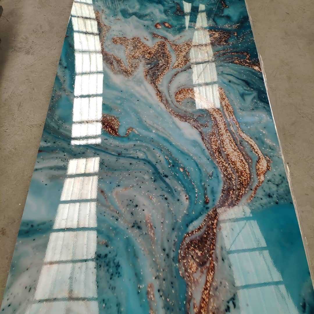 Paidu decroative pvc plastic sheet PVC Marble Interior UV Board Paidu Supplier